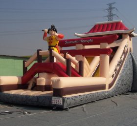 T6-211 사무라이 사원 거대 미끄럼틀 어린이 야외 파티 이벤트