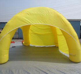 Tent1-308 노란색 광고 돔 공기 주입 텐트