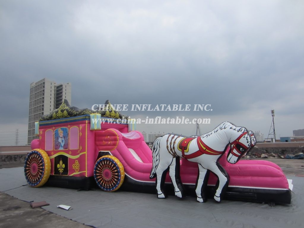 T8-100 Princess Inflatable Jumper Castle