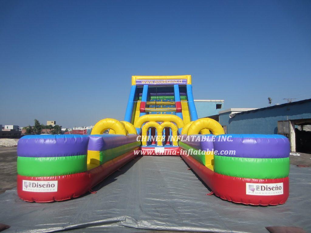 T8-1433 Giant Commercial Long Inflatable Slides