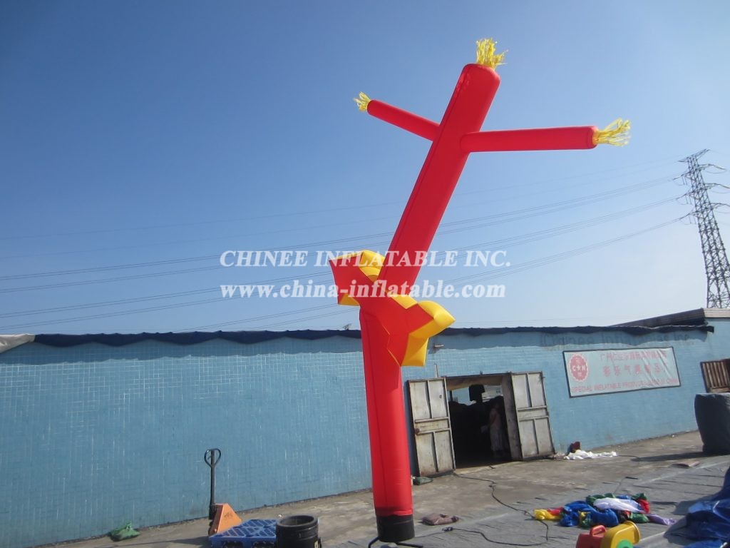 D2-36 Air Dancer Inflatable Red Tube Man For Advertising