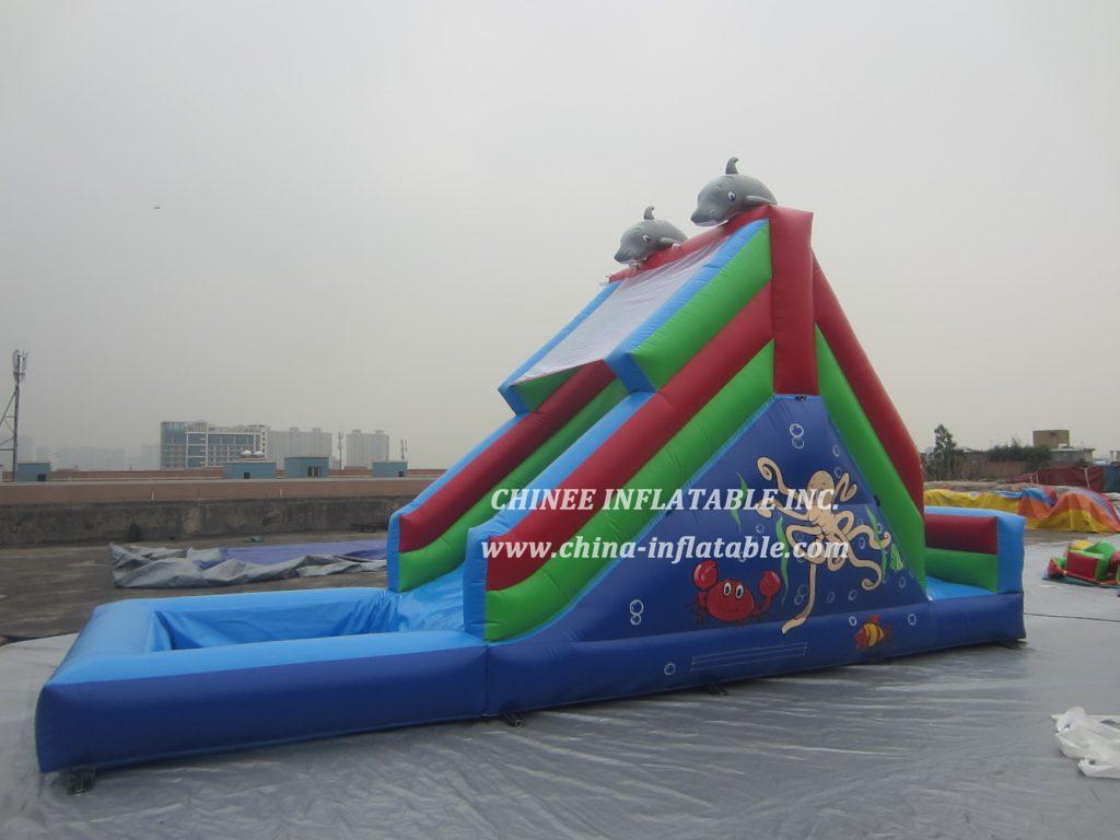 T8-592 Dolphin Inflatable Slide