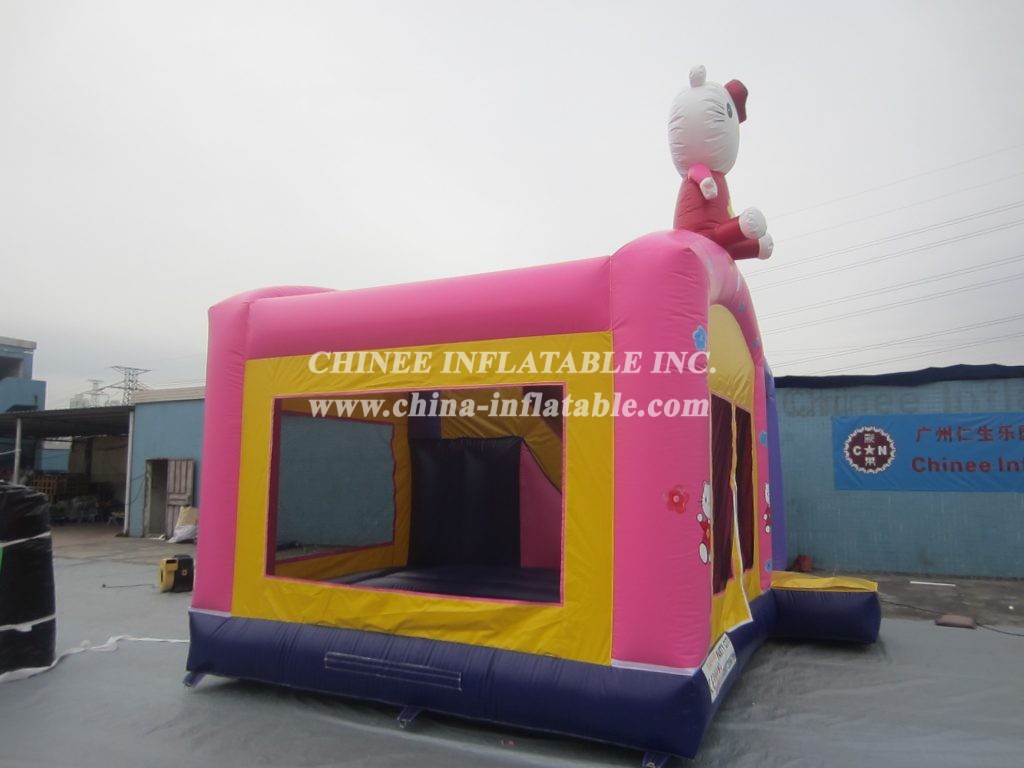 T5-105 Hello Kitty Bouncy Castle Combo With Slide