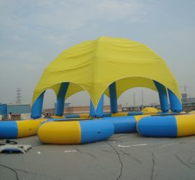 POOL2-799 텐트가 있는 공기 주입 수영장