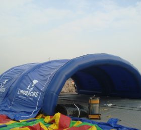 tent1-360 파란색 공기 주입 천막