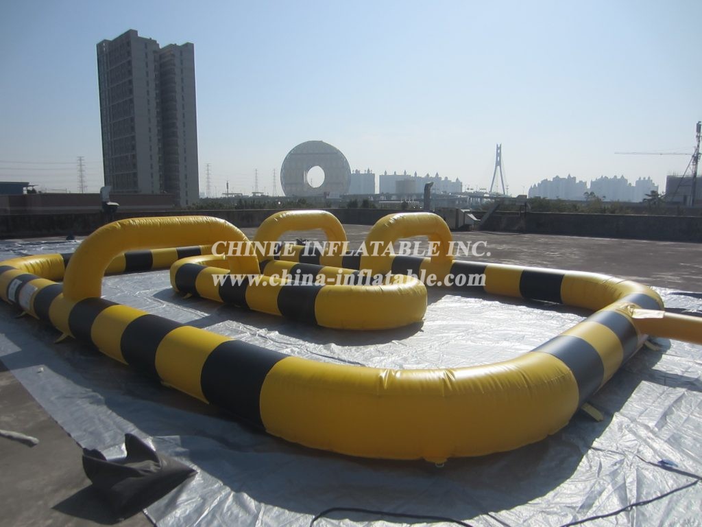 T11-633 Inflatable Race Track Challenge Sport Game