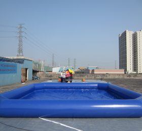 pool1-557 대형 짙은 파란색 공기 주입 수영장