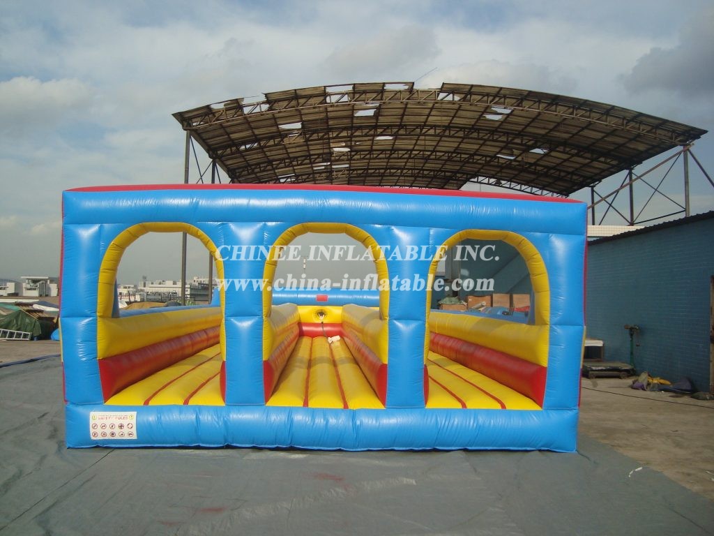 T11-116 Colorful Inflatable Bungee Run