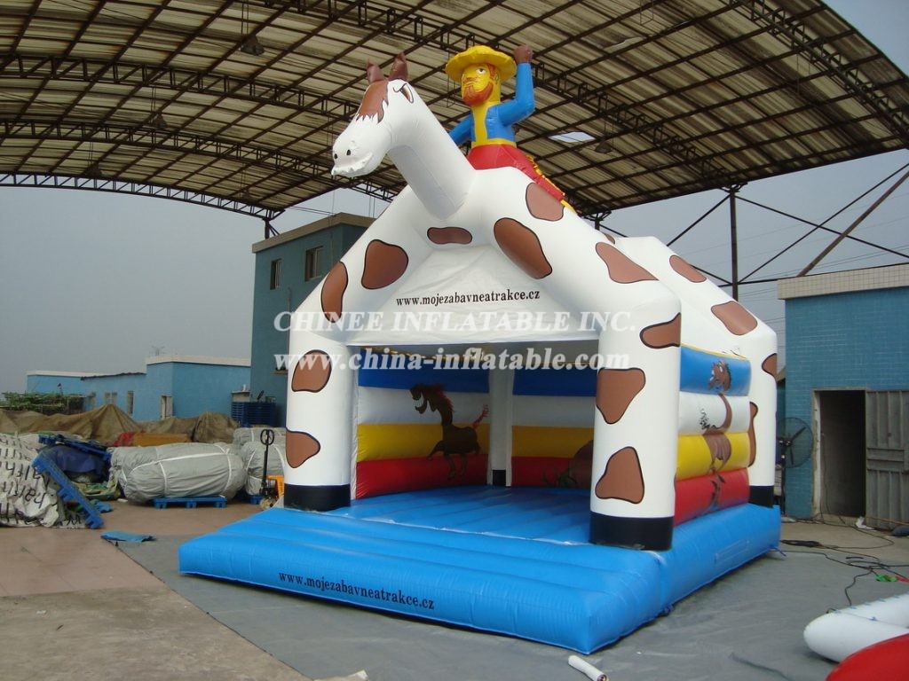 T2-2854 Western Cowboys Inflatable Bouncer