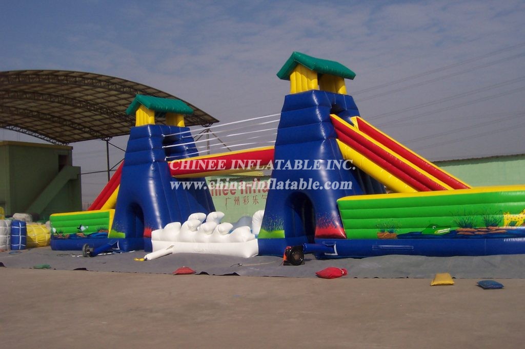 T3 Giant Inflatable Kid Adult Outdoor Slide