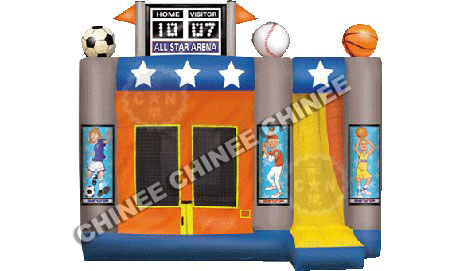 T5-101 Sport Style Bouncy Castle With Slide