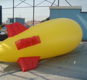 B3-40 노란색 공기주입 비행선 풍선