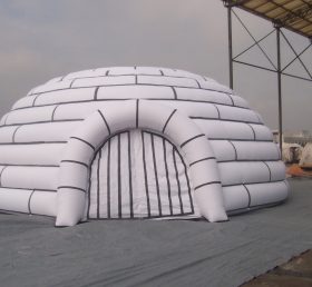 Tent1-389 흰색 공기 주입 텐트