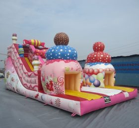 T8-1559 캔디 슬라이드 거대 장애물 공기 주입 슬라이드