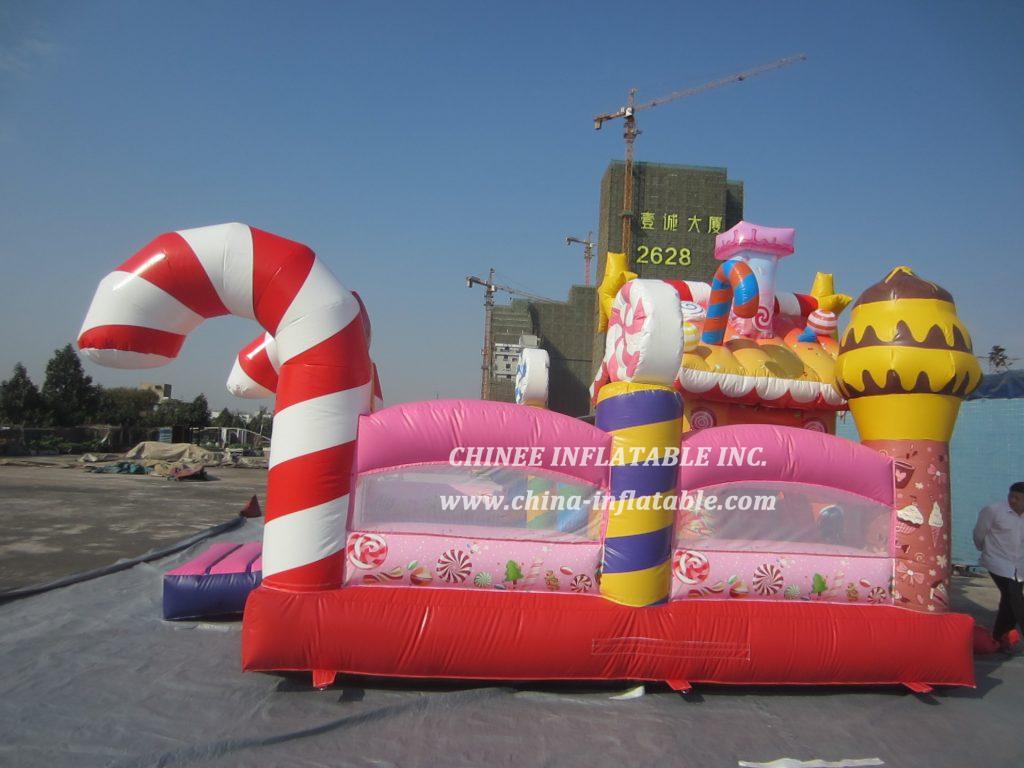 T2-3492 Candy Inflatable Playground Funcity