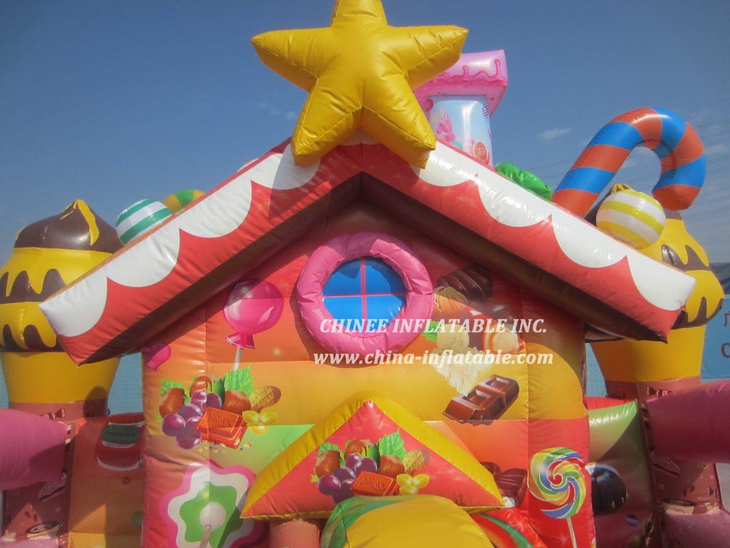 T2-3492 Candy Inflatable Playground Funcity