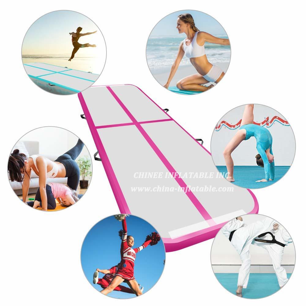 AT1-076 Inflatable Gymnastics Airtrack Tumbling Air Track Floor Trampoline For Home Use/Training/Cheerleading/Beach