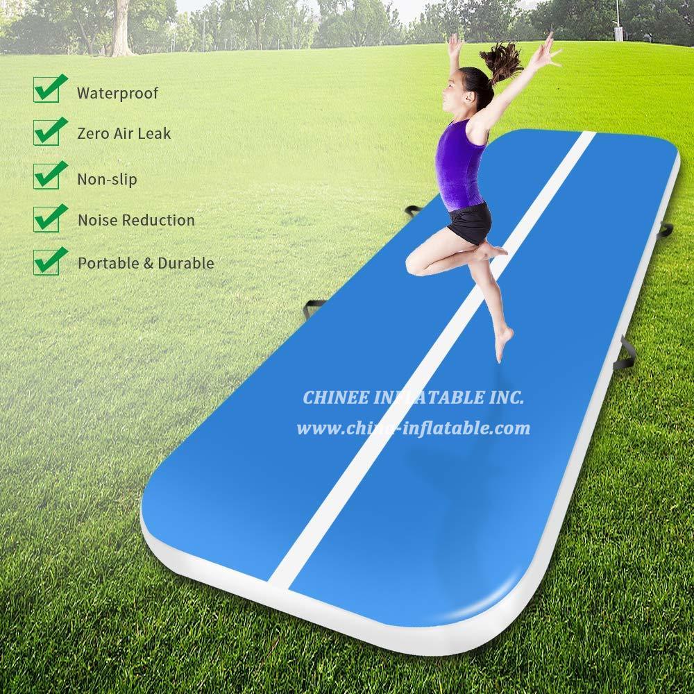 AT1-080 Inflatable Gymnastics Airtrack Tumbling Air Track Floor Trampoline For Home Use/Training/Cheerleading/Beach