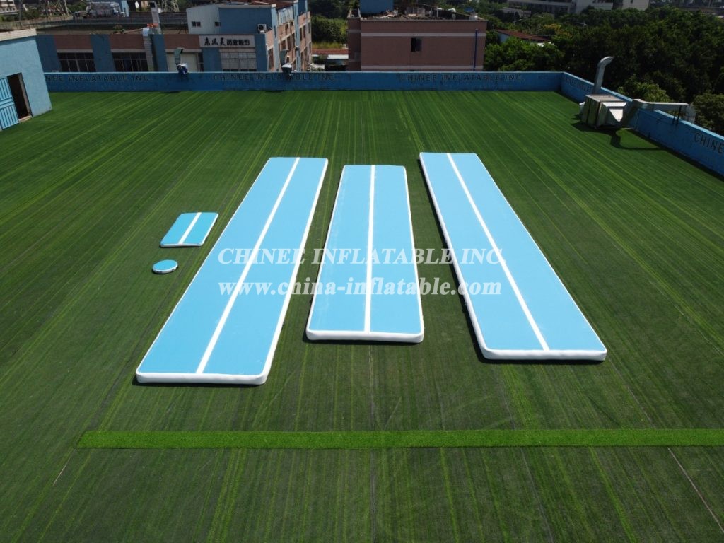 AT1-080 Inflatable Gymnastics Airtrack Tumbling Air Track Floor Trampoline For Home Use/Training/Cheerleading/Beach