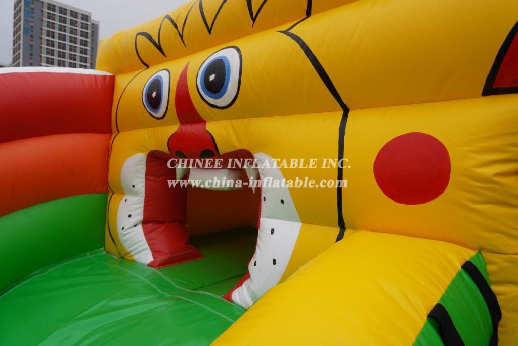 T6-435 Inflatable Minion Slide Angry Birds Castle