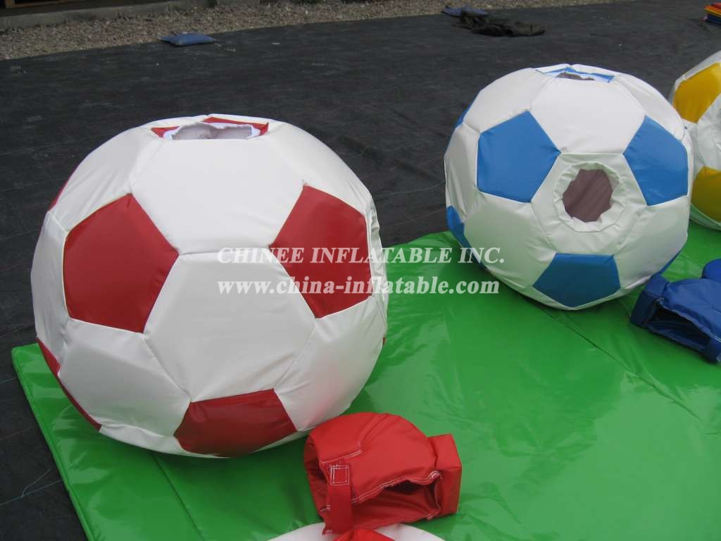 SS1-5 Adult Football Sumo Set 4 Suits 1 Mat