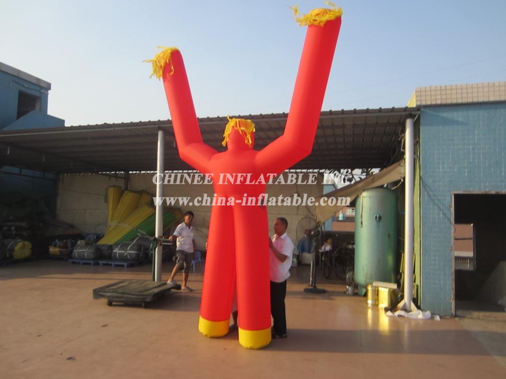 D1-8 Double Leg Air Dancer Tube Man For Outdoor Activity