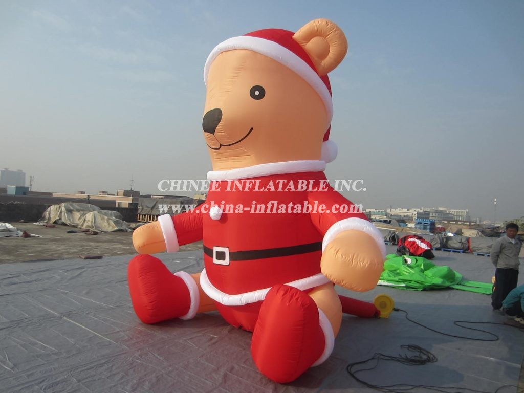 C1-118 Customize Christmas Bear Decoration