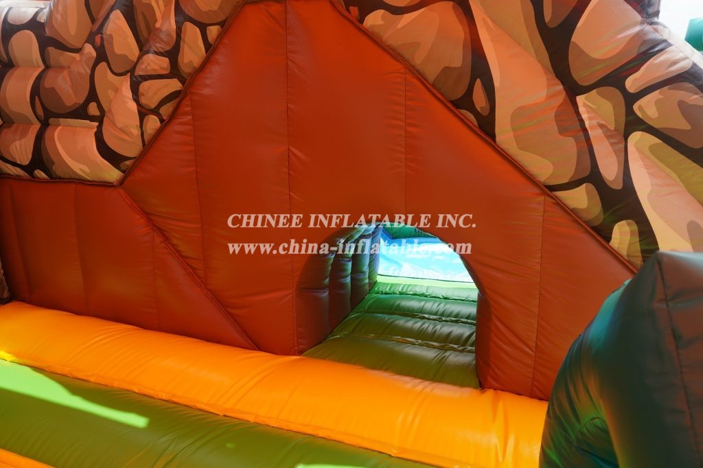 T2-011 Chinee Jungle Bouncy House With Slide