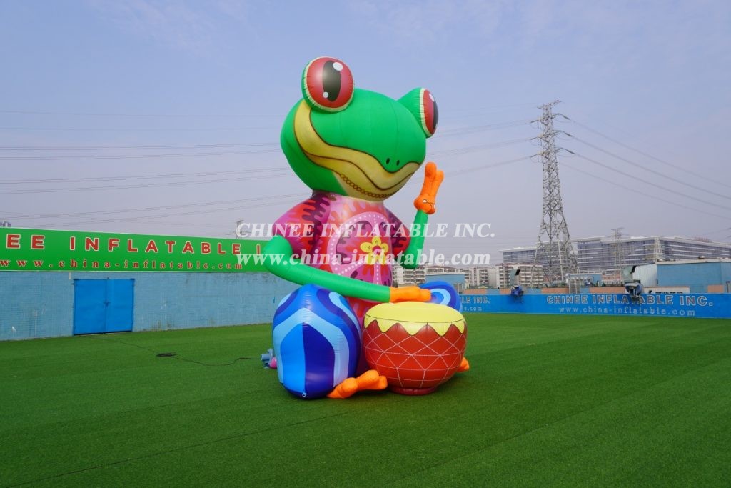 CA-02 Giant Outdoor Inflatable Frog Inflatable Character Inflatable Advertising 5M Height