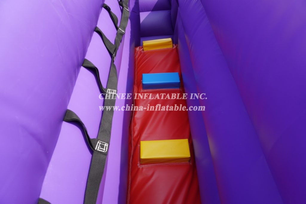 T8-3804B Doctor Of Science Bouncy Castle Inflatable Slide Combo For Kids Fun