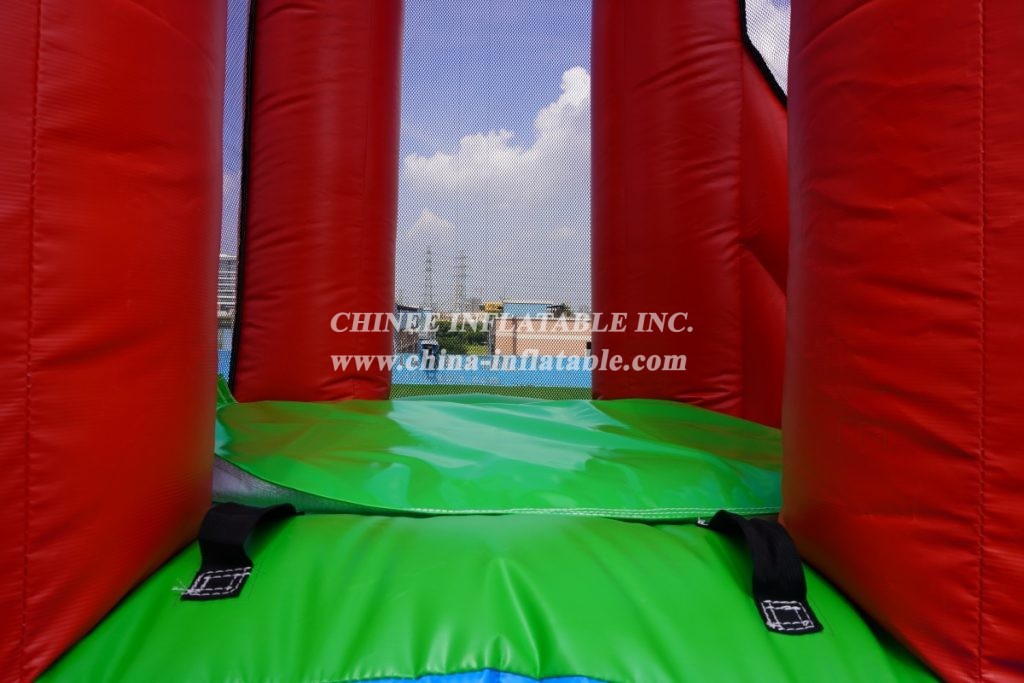 T8-3808 Inflatable Water Slide With Pool Kids Bounce Castle Small Combo Slide