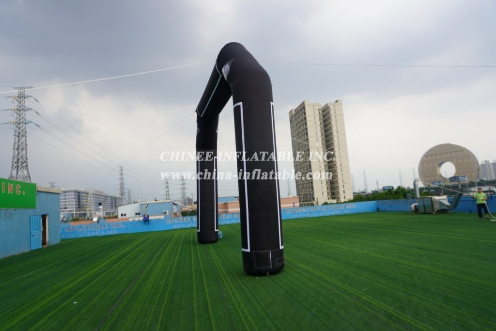 Arch2-393 Inflatable Black Arch