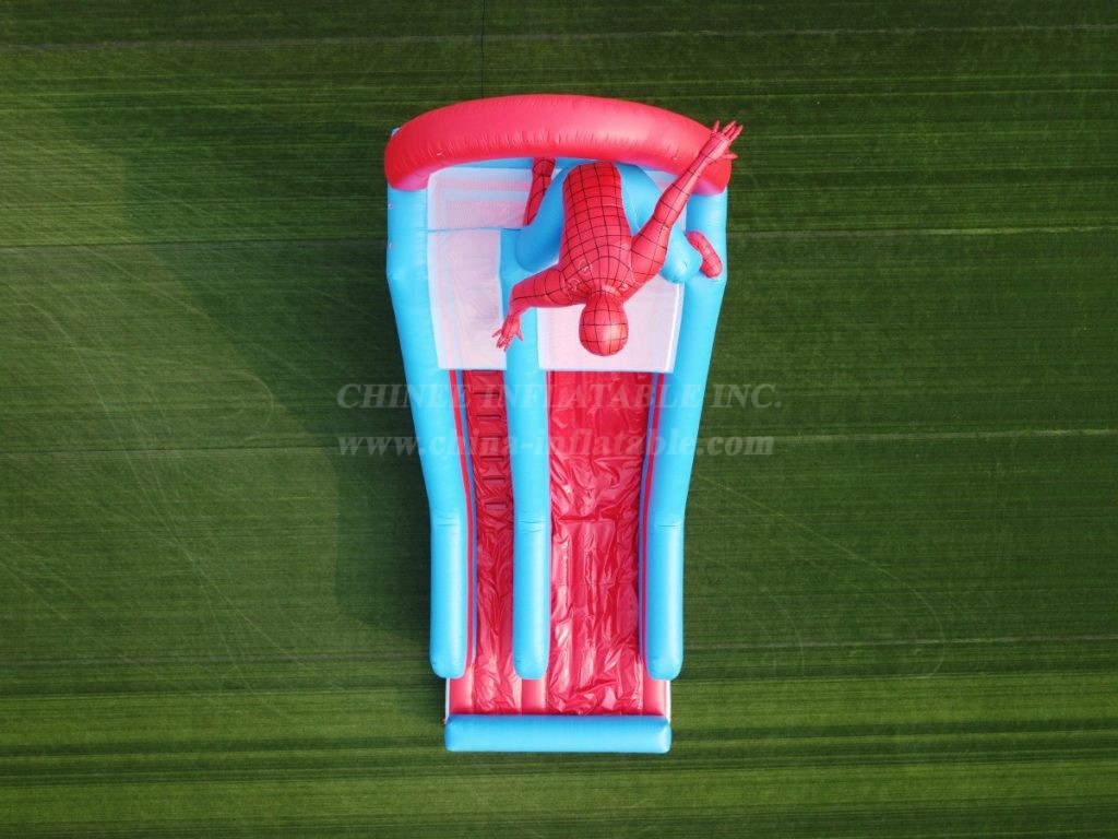 T8-3813 Spider-Man Superhero Inflatable Slide