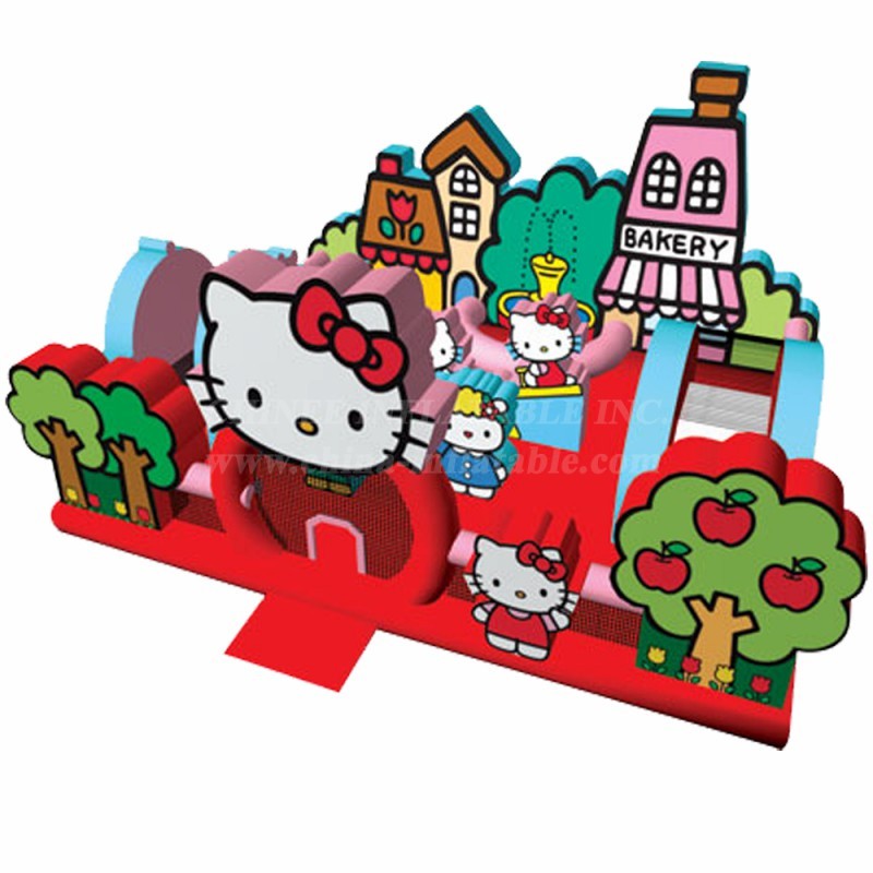 T2-4090 Hello Kitty Toddler Town Inflatable Play Land