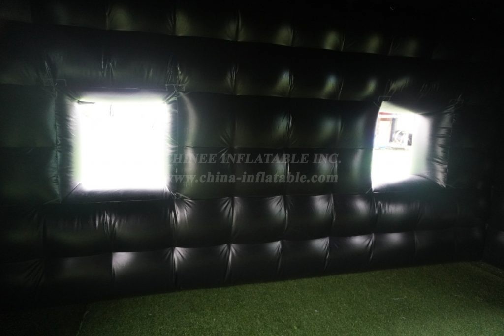 Tent1-704A Black Inflatable Party Tent