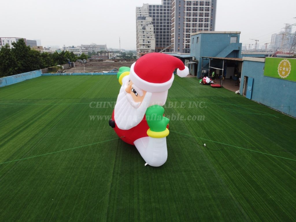 C1-288 Inflatable Santa Claus Lying Sideways