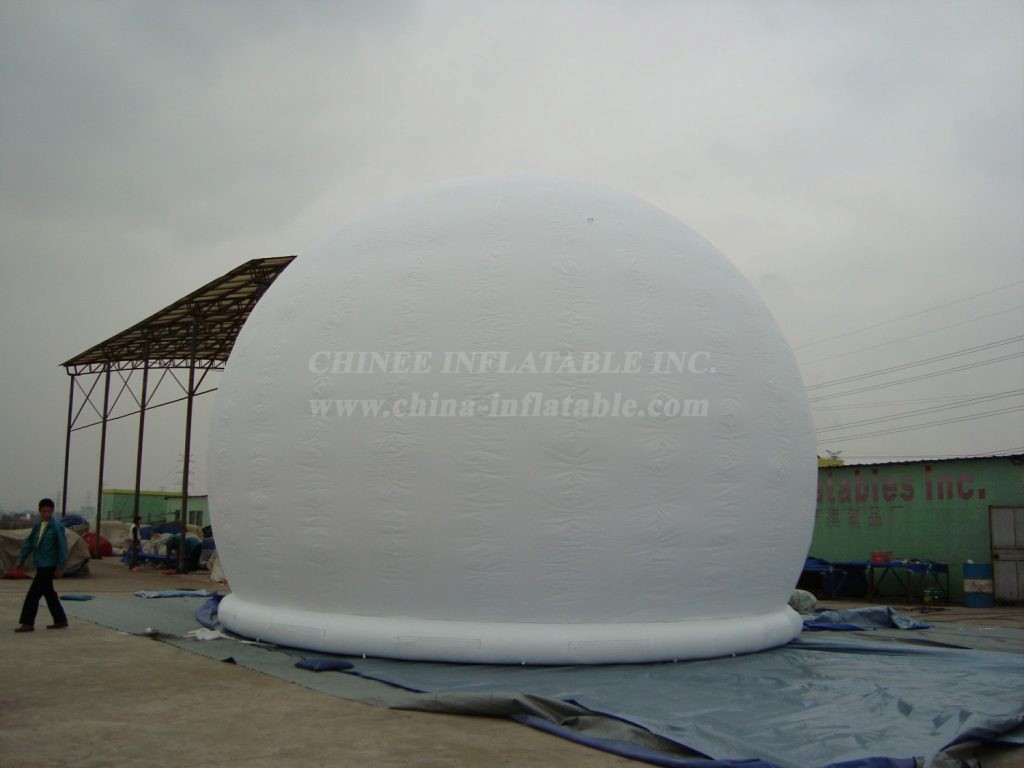 Tent1-4596 Inflatable Dome Tent With Channel