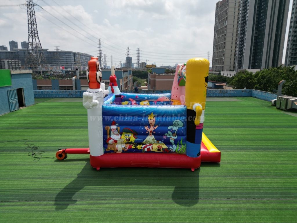 T2-4640 Spongebob Bouncy Castle