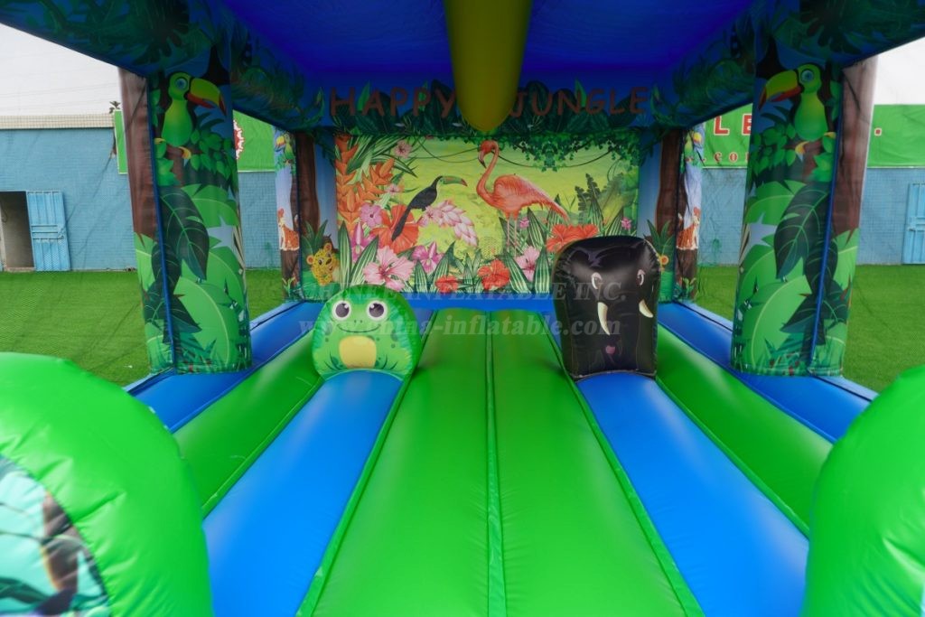 T2-4643 Jungle Bounce House