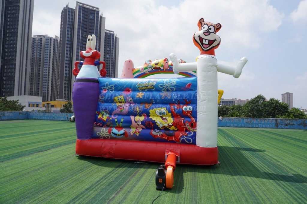 T2-4640 Spongebob Bouncy Castle
