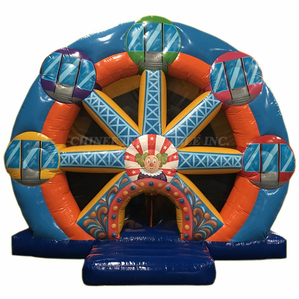 T2-4857 Clown Ferris Wheel Inflatable Bouncer