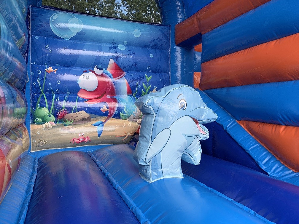 T2-4561 Sea World Bouncy Castle With Slide