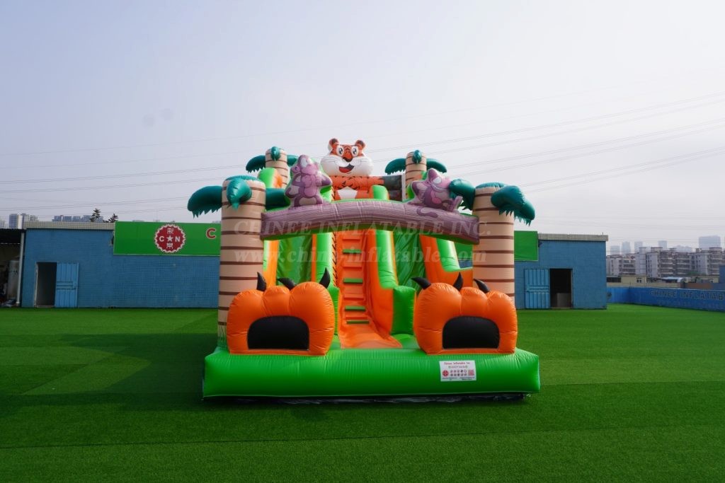 T8-4313 Tiger Inflatable Slide