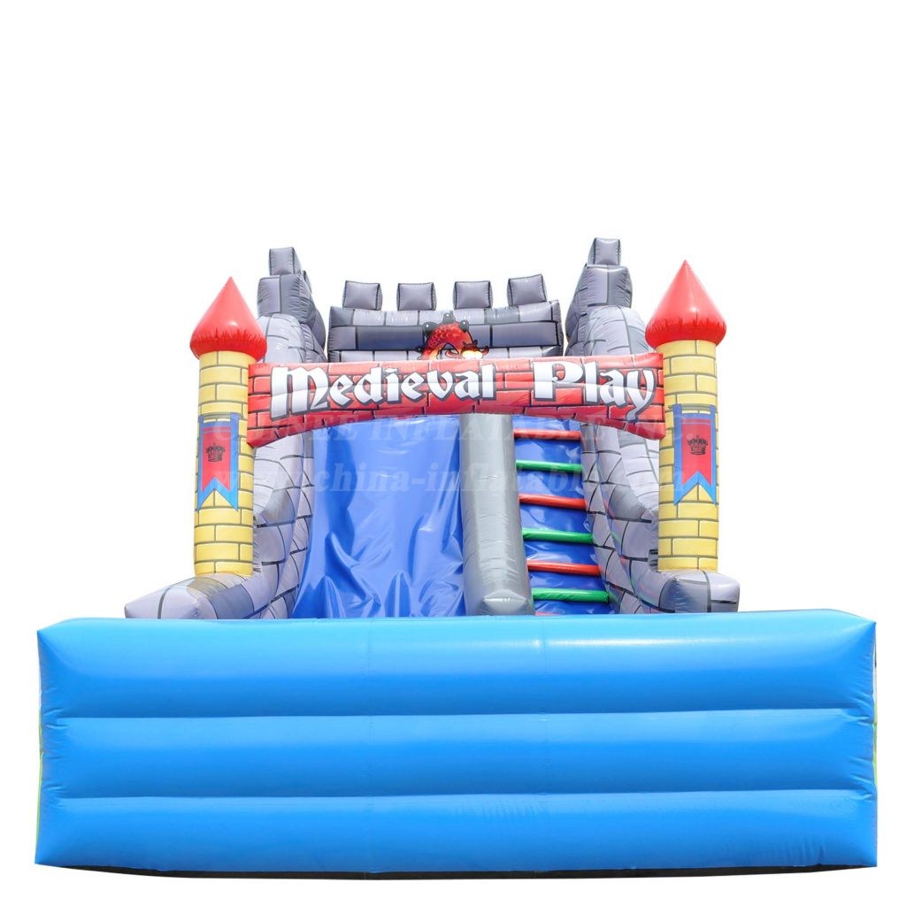 T8-4309 Knight Castle Inflatable Slide