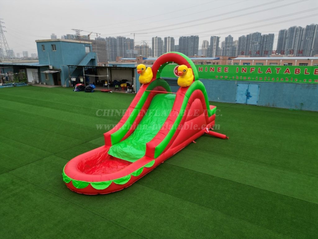 T8-1054B Cute And Fun Inflatable Duck Water Slide