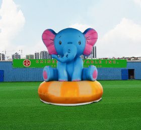 S4-593 광고 맞춤형 공기주입 블루 코끼리