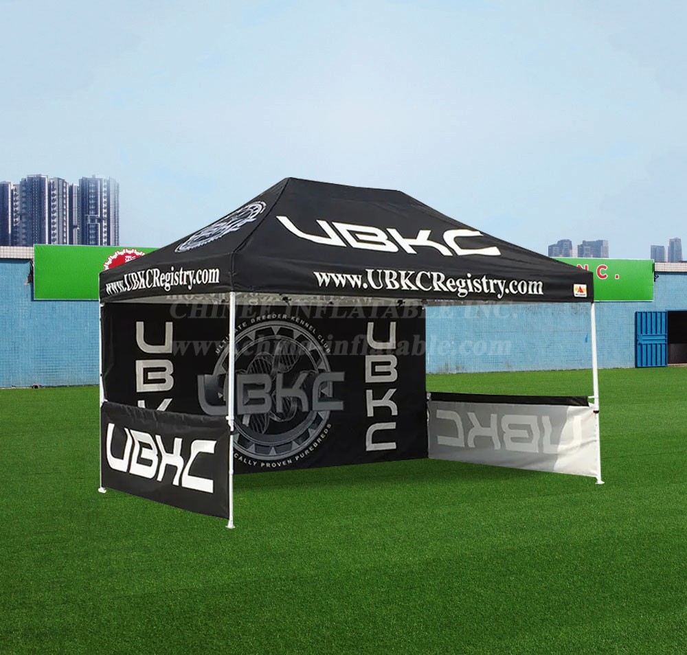 F1-54 Black Folding Tent Shade Tent Gazebo