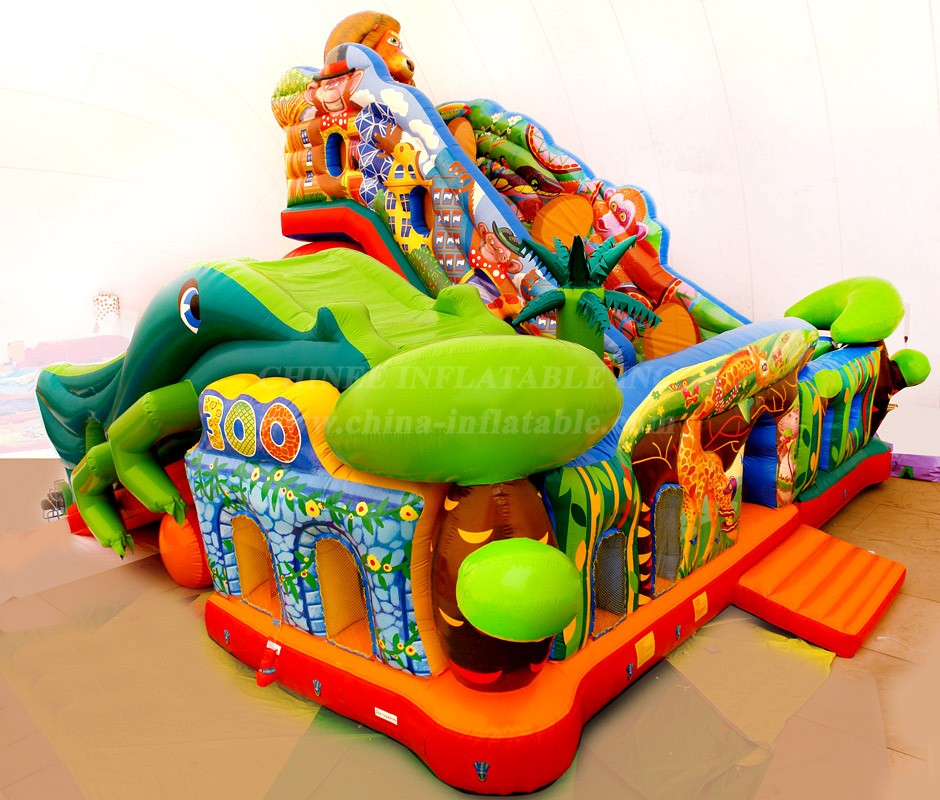 T6-1150 Inflatable jungle theme park