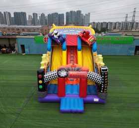 T8-7000 racing theme inflatable slide