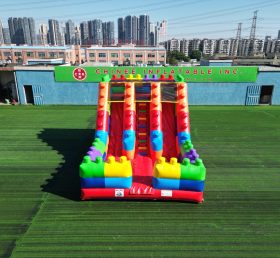 T8-5100B Lego theme inflatable slide